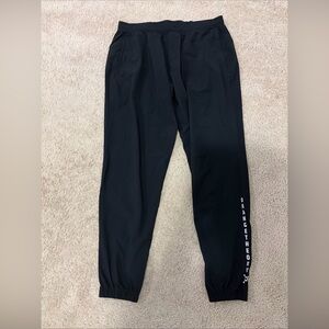 Mens Lululemon Surge Joggers Pants Size XL 29” Black Orange Theory